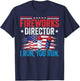 Independence Day Fireworks Director I Run You Run 4th July T-Shirt - T-Shirt | Navy