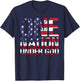 ONE NATION UNDER GOD Flag 4th Of July Patriotic Christian T-Shirt - T-Shirt | Navy