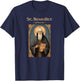 Saint Benedict Roman Catholic Icon T-Shirt - T-Shirt | Navy