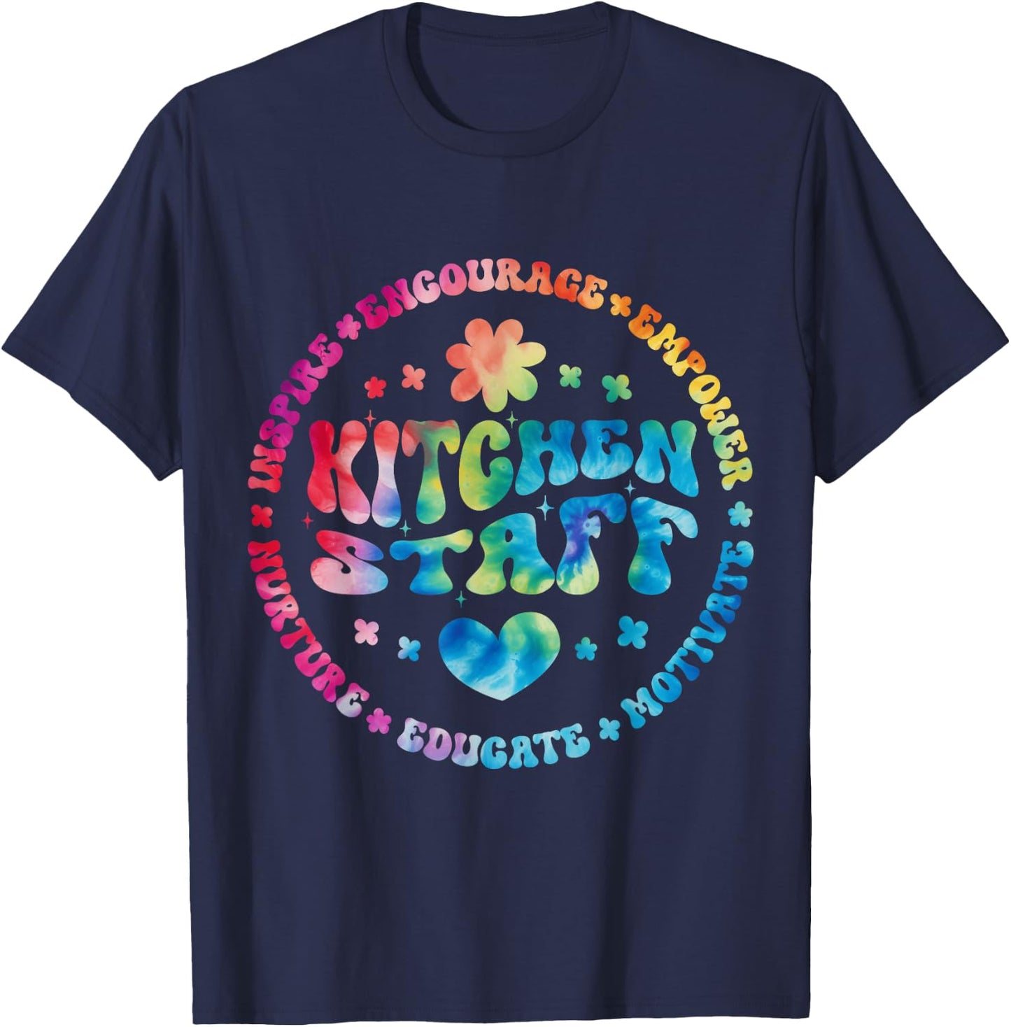 Kitchen Staff Food Service Cafeteria Team School Squad T-Shirt - T-Shirt | Navy