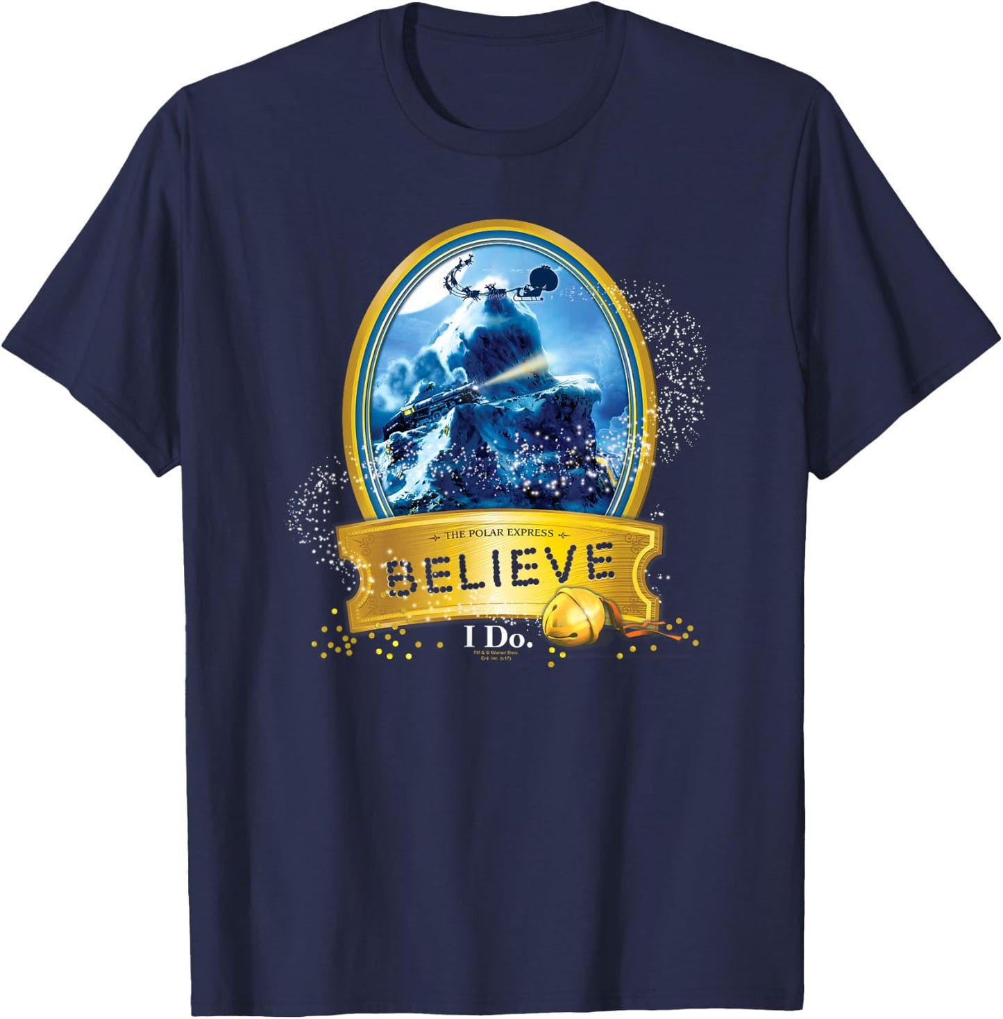 The Polar Express True Believer T-Shirt - T-Shirt | Navy
