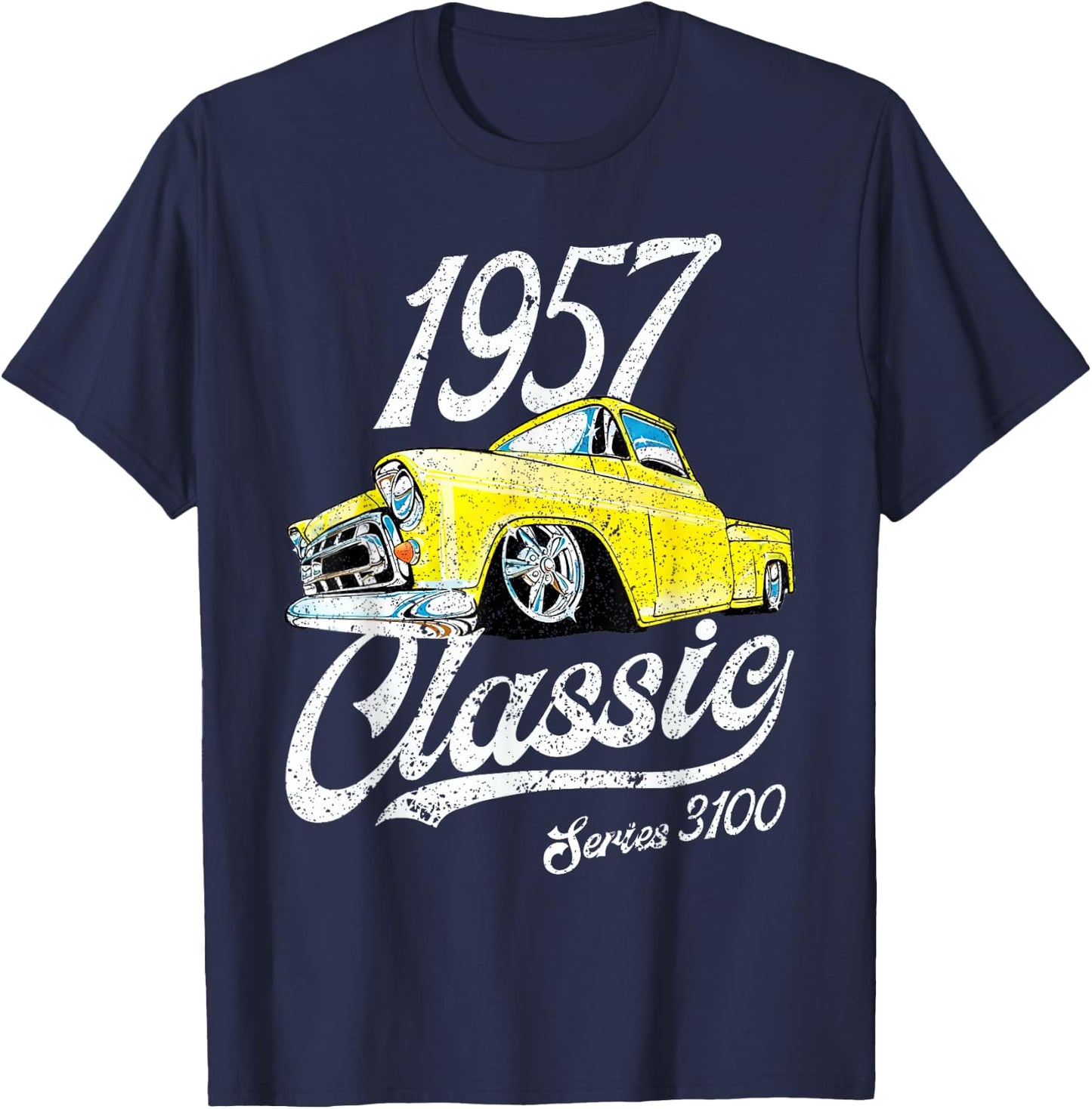 1957 chevys truck Series 3100 T-Shirt - T-Shirt | Navy