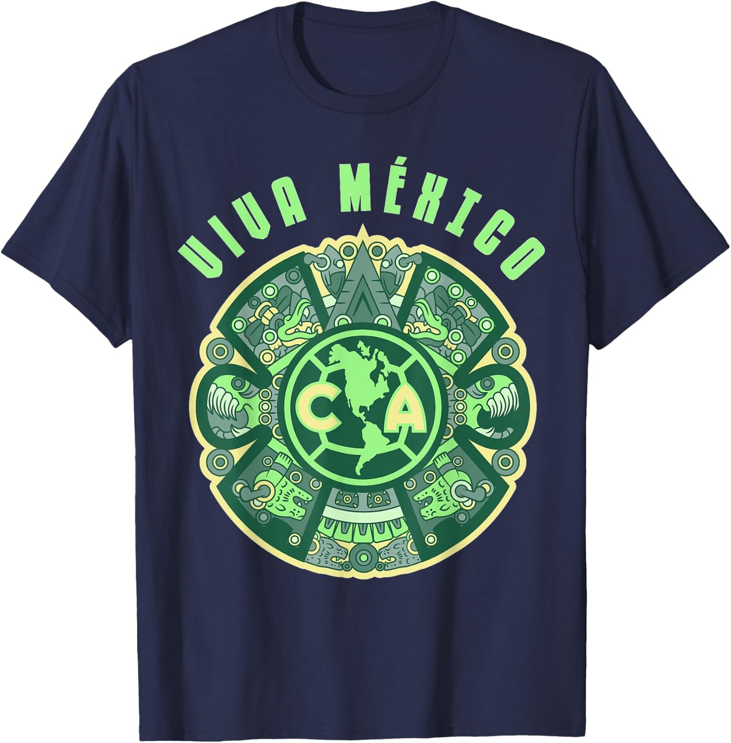 Club América supports the Mexican Soccer team ¡Vamos Tri! T-Shirt - T-Shirt | Navy