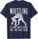 Wrestling What Men Do During Boys Basketball Funny Wrestler T-Shirt - T-Shirt | Navy