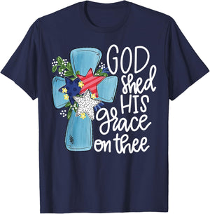 God Shed His Grace On Thee T-Shirt - T-Shirt | Navy