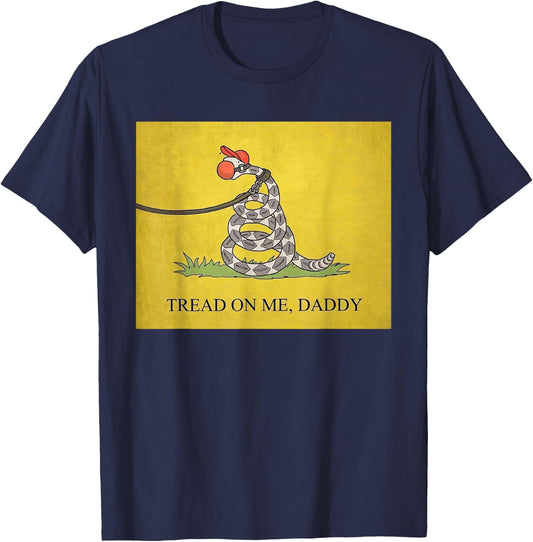 Vintage Co. - Daddy Humor Adult Joke Women - Black - Small - - Short Sleeve - Modern Cartoon Mandarin Collar - Christmas, Birthday Occasion - Humor Theme - Casual Lifestyle T-Shirt - T-Shirt | Navy