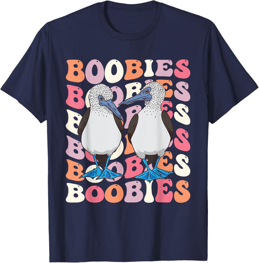 Boobies Cute Bird T-Shirt - T-Shirt | Navy