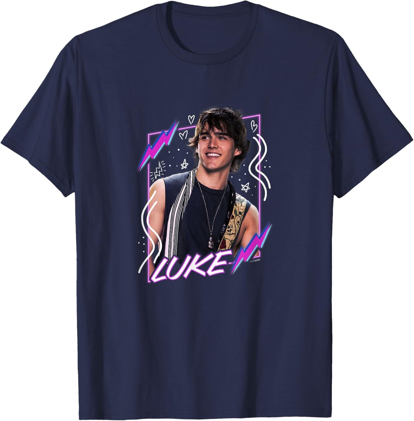 Julie and The Phantoms Luke Portrait T-Shirt - T-Shirt | Navy