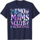 It Was Never A Phase Emo Moms Club Mother's Day Skeleton T-Shirt - T-Shirt | Navy
