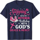 Stepping Into My October Birthday Women Girl Pink Sneakers T-Shirt - T-Shirt | Navy