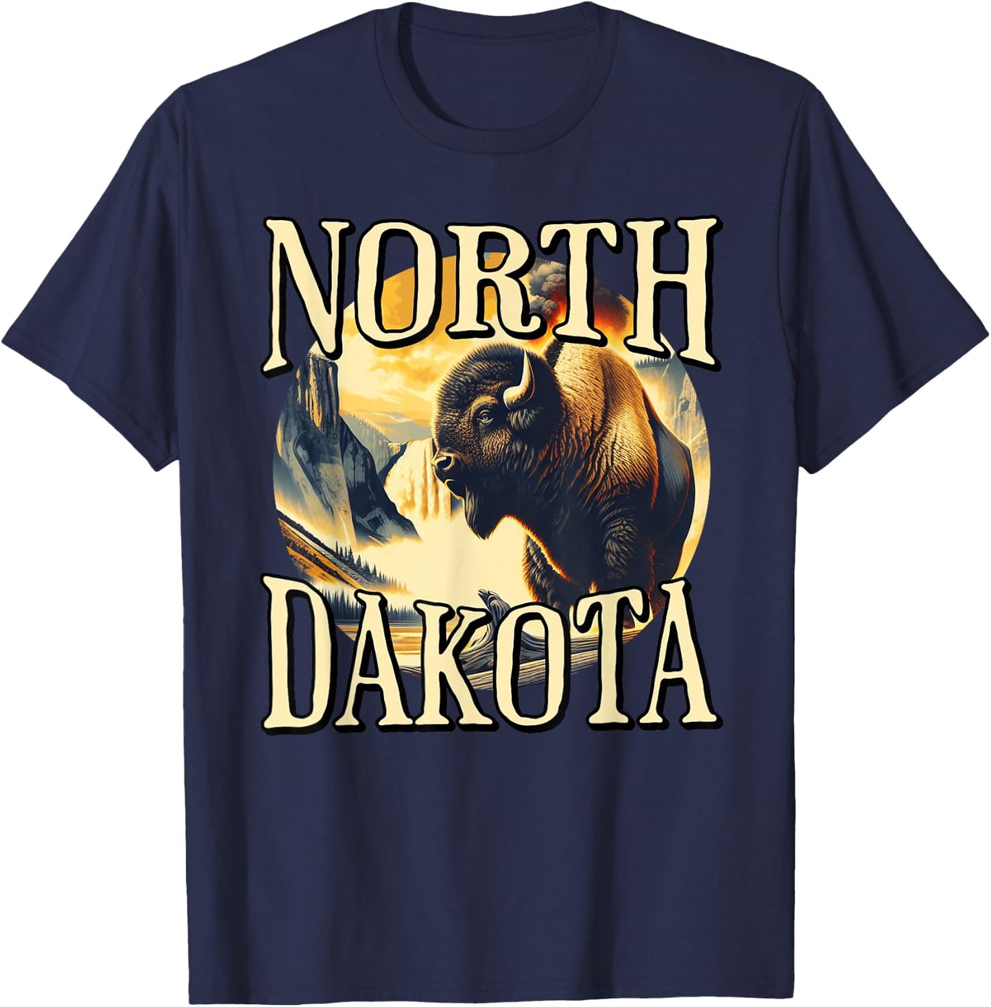 North Dakota T-Shirt - T-Shirt | Navy