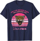 Don't Be Shocked When The Leopards Eat Your Face Design T-Shirt - T-Shirt | Navy