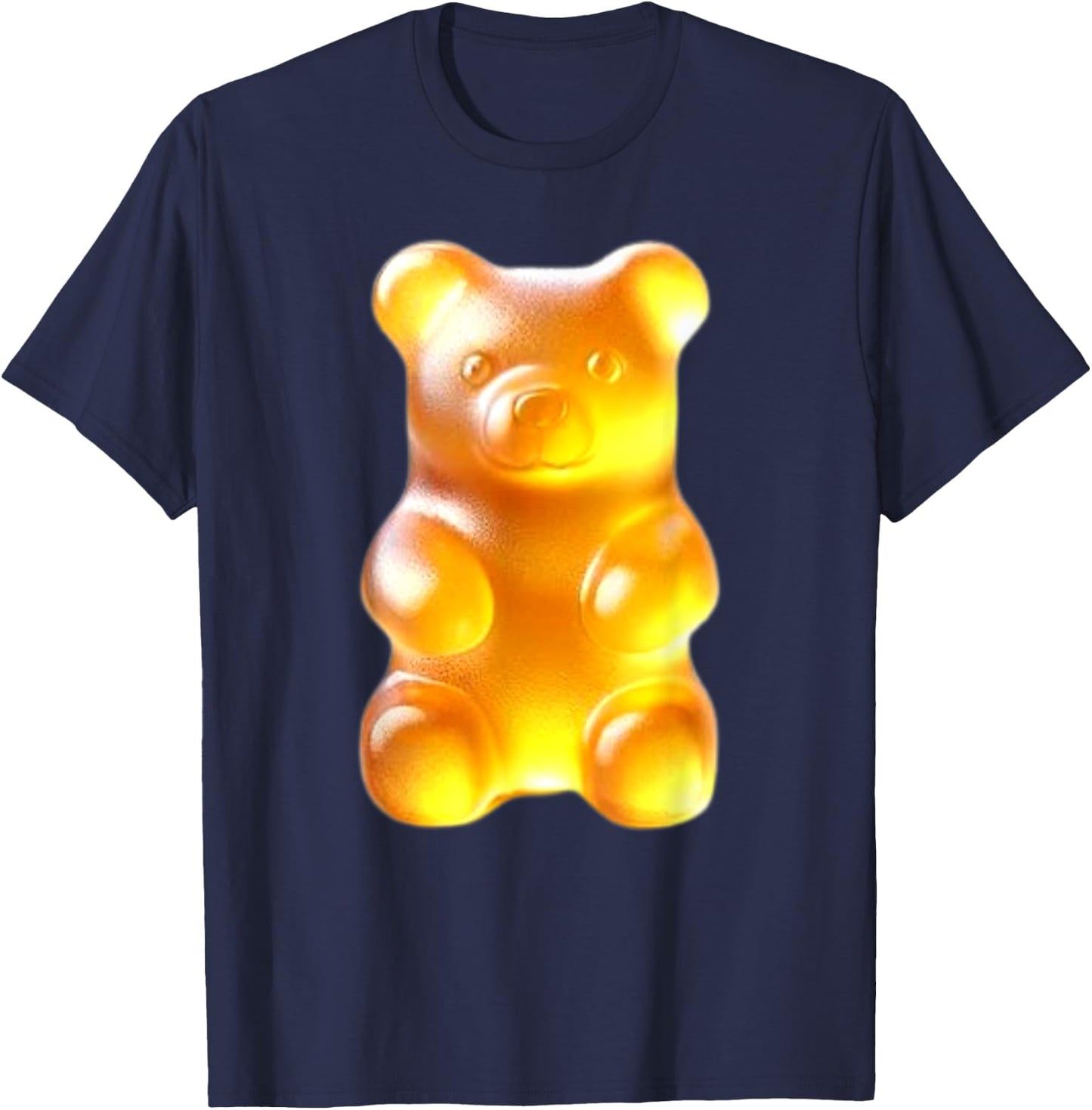 Yellow Gummy Bear T-Shirt - T-Shirt | Navy