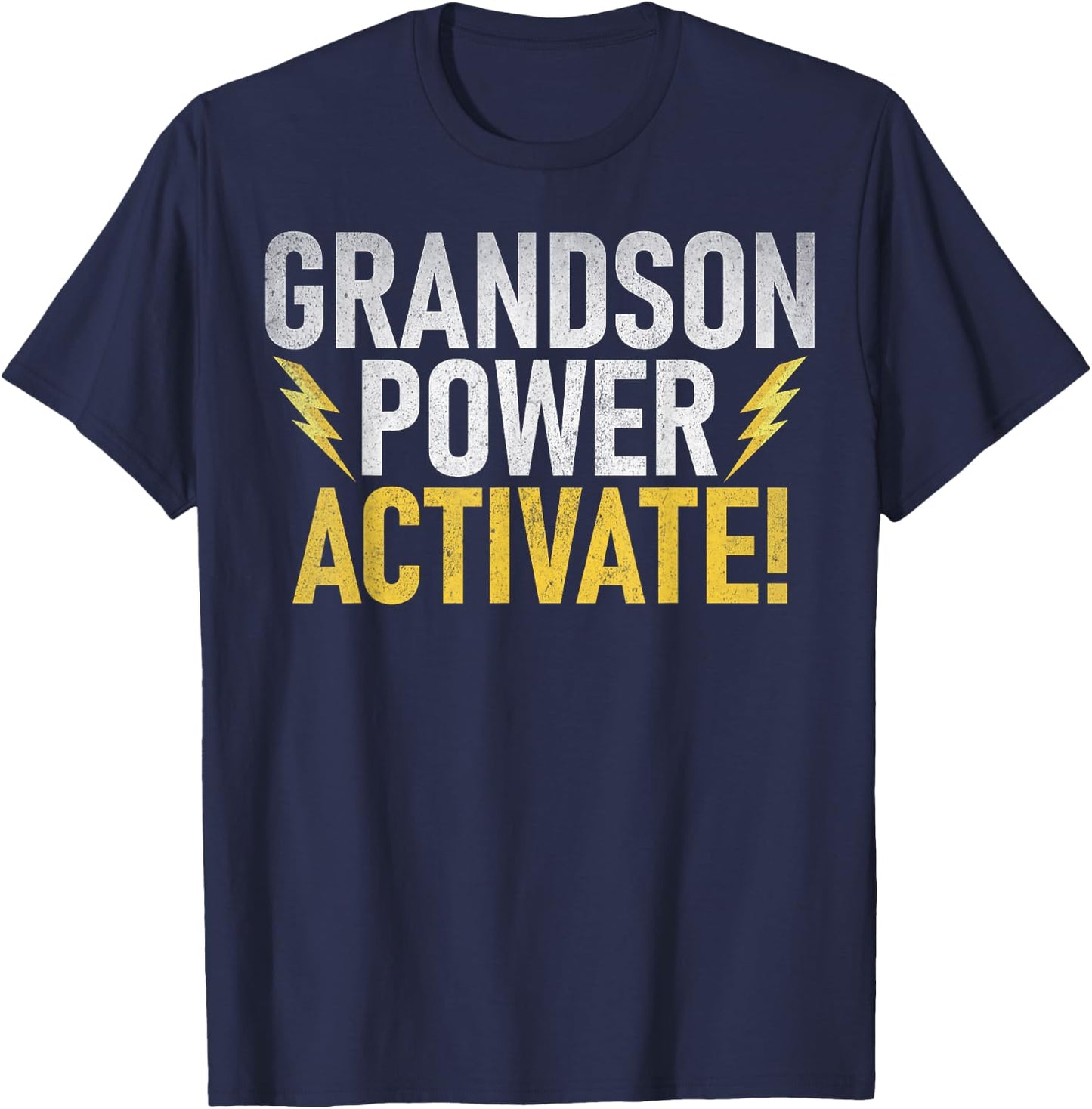 Grandson Power Activate Grandson T-Shirt - T-Shirt | Navy