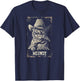 Meowdy Cat, Cowboy Kitten, Country Music T-Shirt - T-Shirt | Navy