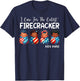 I Care For The Cutest Firecracker 4th of July NICU Nurse T-Shirt - T-Shirt | Navy