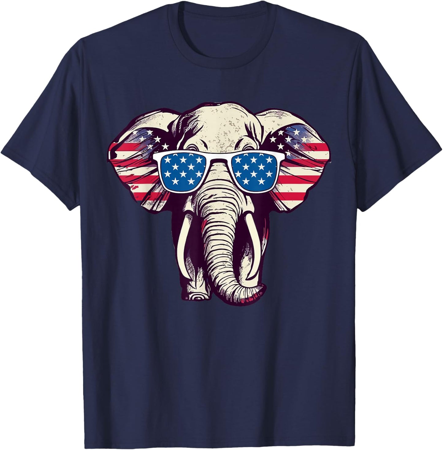 Cool Elephant Republican Cool Elephant Gifts Elephants T-Shirt - T-Shirt | Navy
