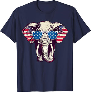 Cool Elephant Republican Cool Elephant Gifts Elephants T-Shirt - T-Shirt | Navy