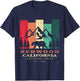 Retro Vintage Redwood National Park for kids Hiking Camping T-Shirt - T-Shirt | Navy