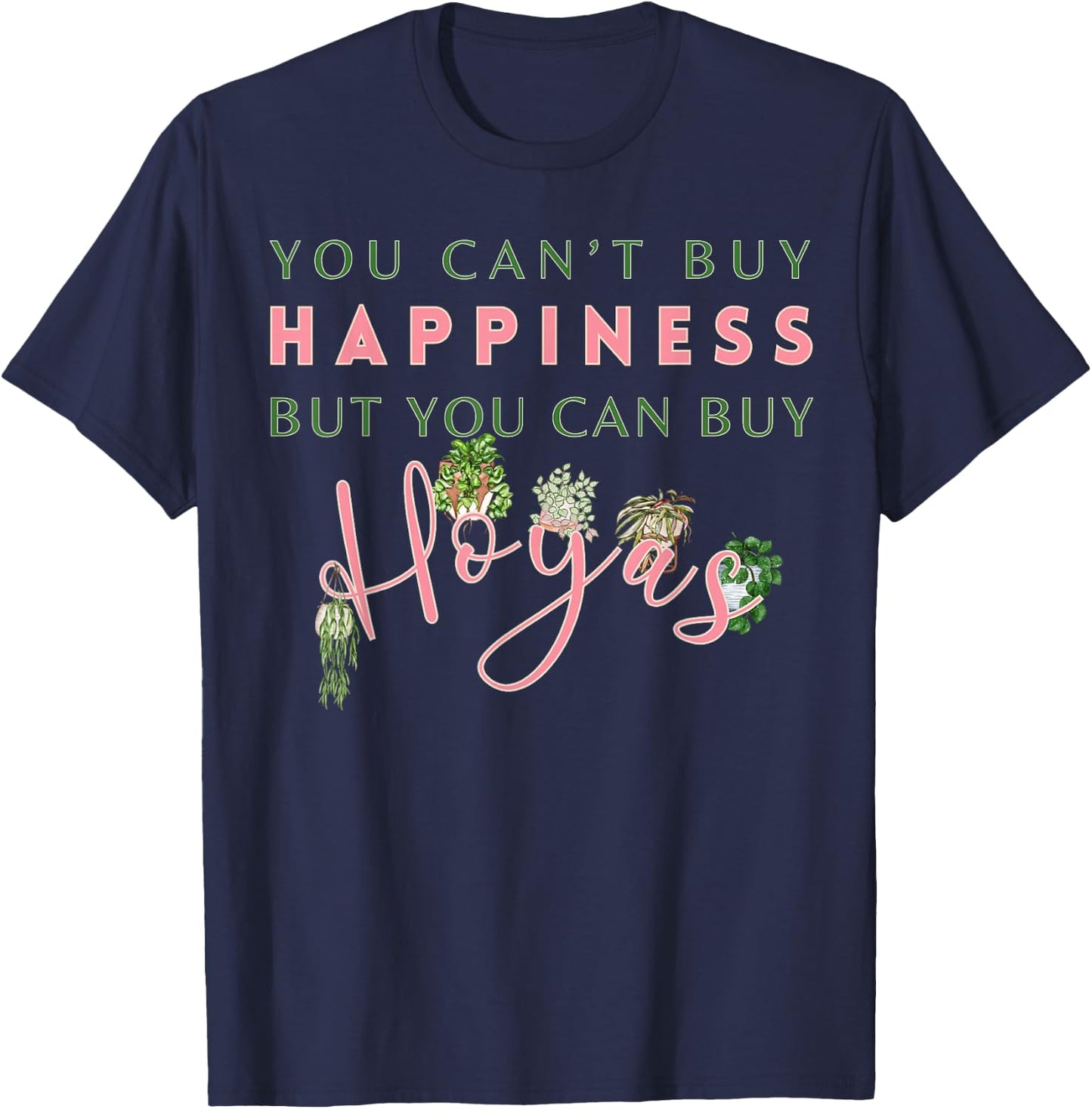 Funny Plant Gardening Lover Indoor Houseplants Hoya Mama T-Shirt - T-Shirt | Navy