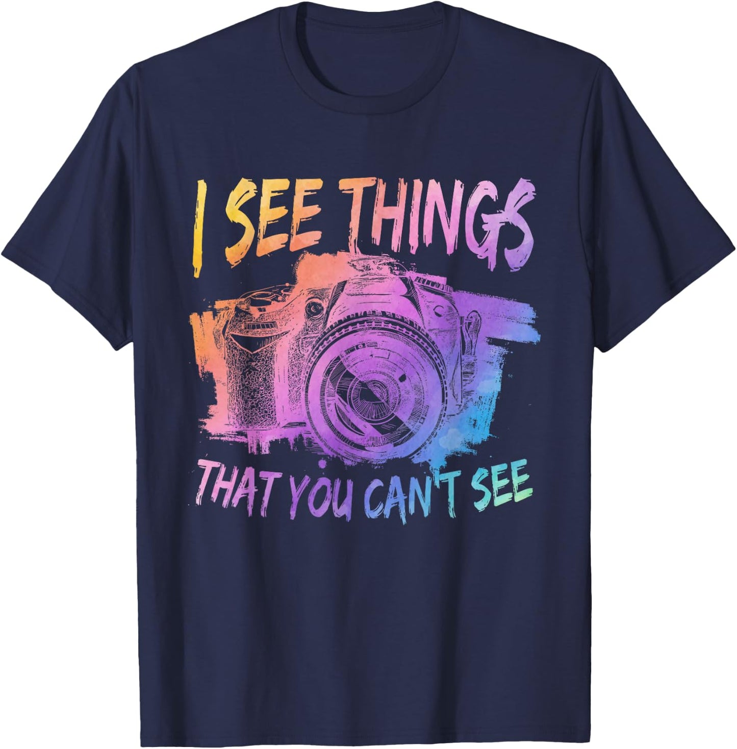 Funny Photography Photographer Camera Focus T-Shirt - T-Shirt | Navy