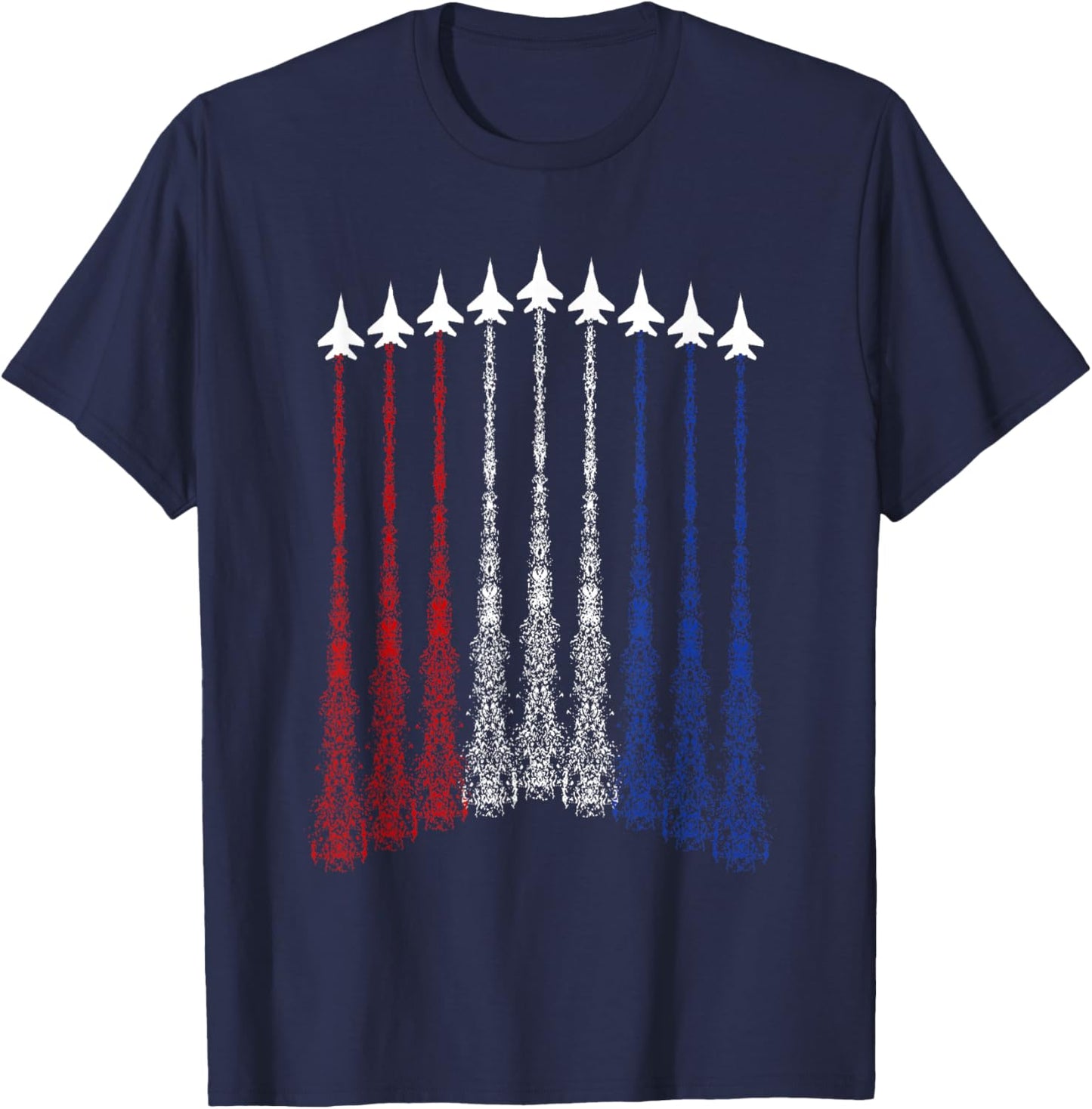 Jets 4th of July USA Patriotic Boys Graphic T-Shirt - T-Shirt | Navy
