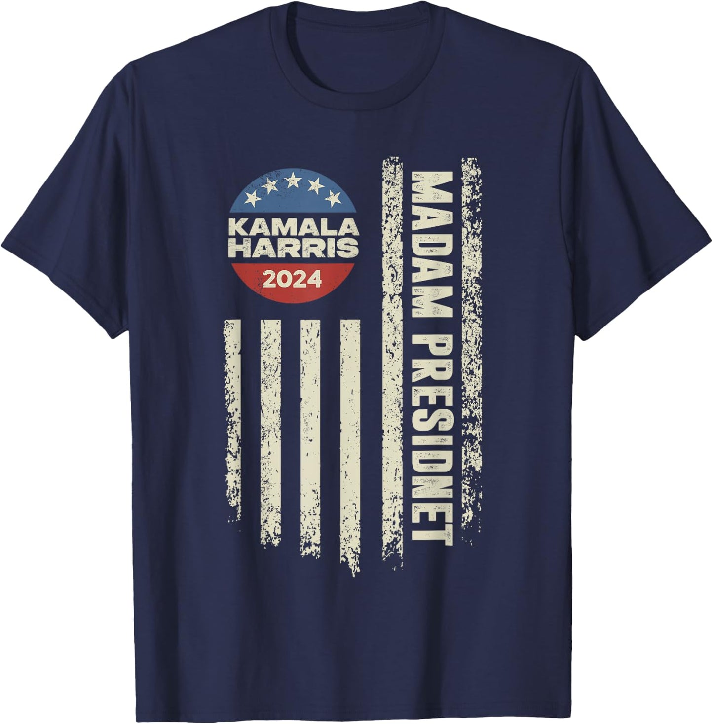 We Choose Freedom Kamala Harris T-Shirt - T-Shirt | Navy