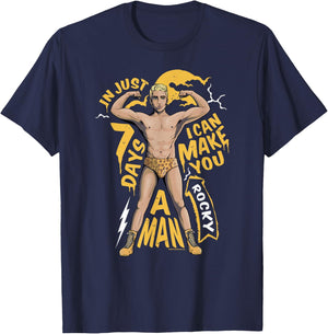 Rocky Horror Show Rocky I can Make You A Man T-Shirt - T-Shirt | Navy