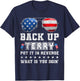 Back it Up Terry Put It In Reverse July 4th Fireworks Terry T-Shirt - T-Shirt | Navy