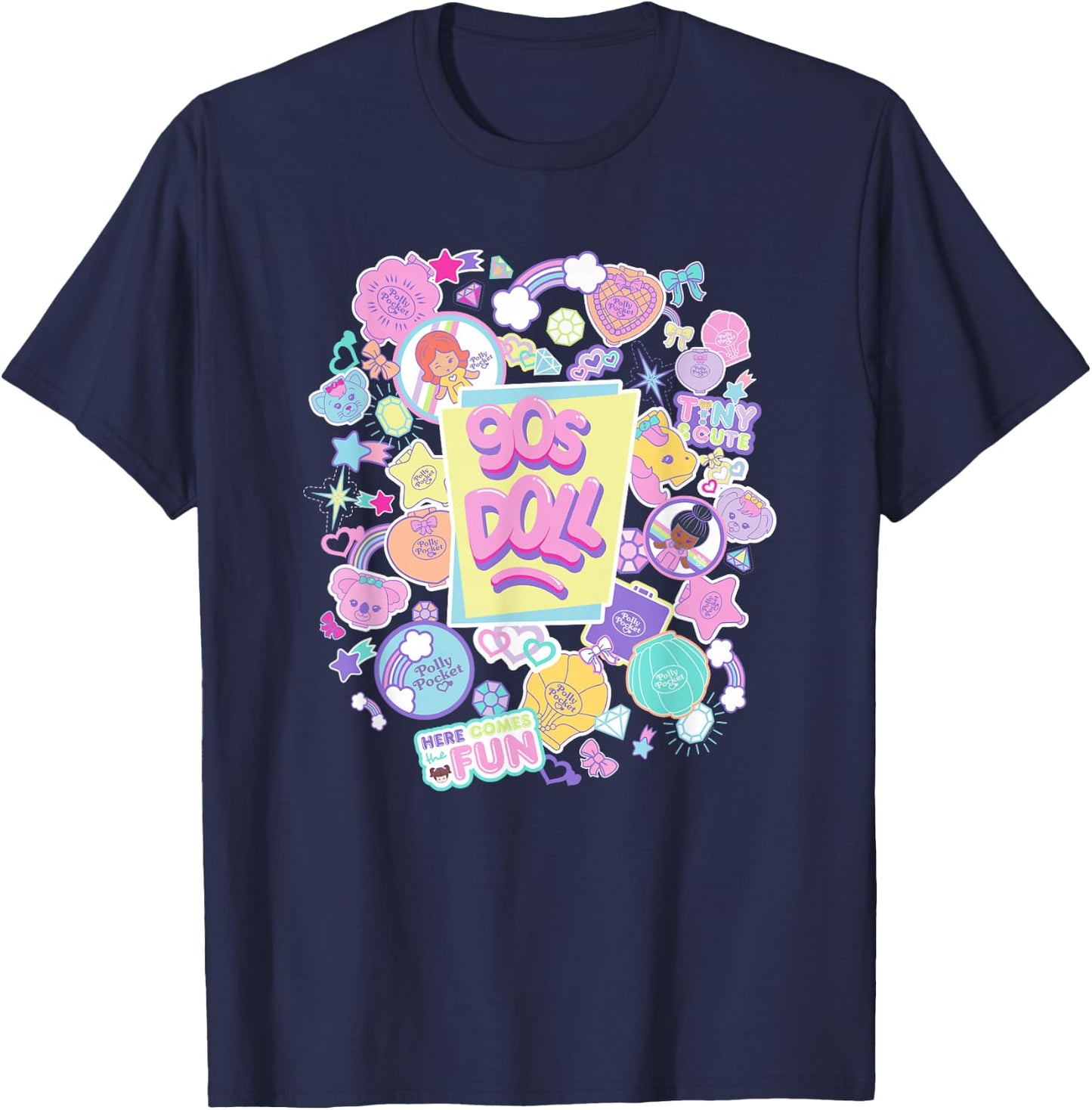 Polly Pocket - 90s Doll T-Shirt - T-Shirt | Navy