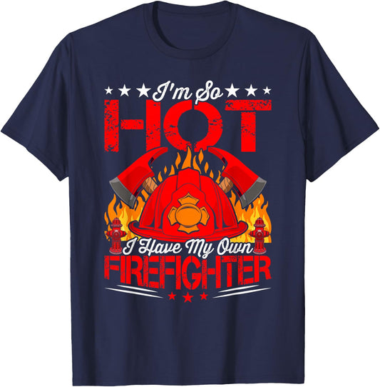 I Have My Own Firefighter Fireman Firefighting T-Shirt - T-Shirt | Navy