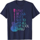 I May Be Old But I Got To See All The Cool Bands Retro T-Shirt - T-Shirt | Navy