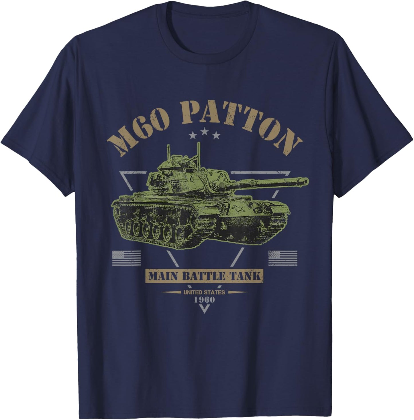 M60 Patton Tank T-Shirt - T-Shirt | Navy