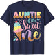 Auntie Of The Sweet One Ice Cream 1St Birthday Party T-Shirt - T-Shirt | Navy