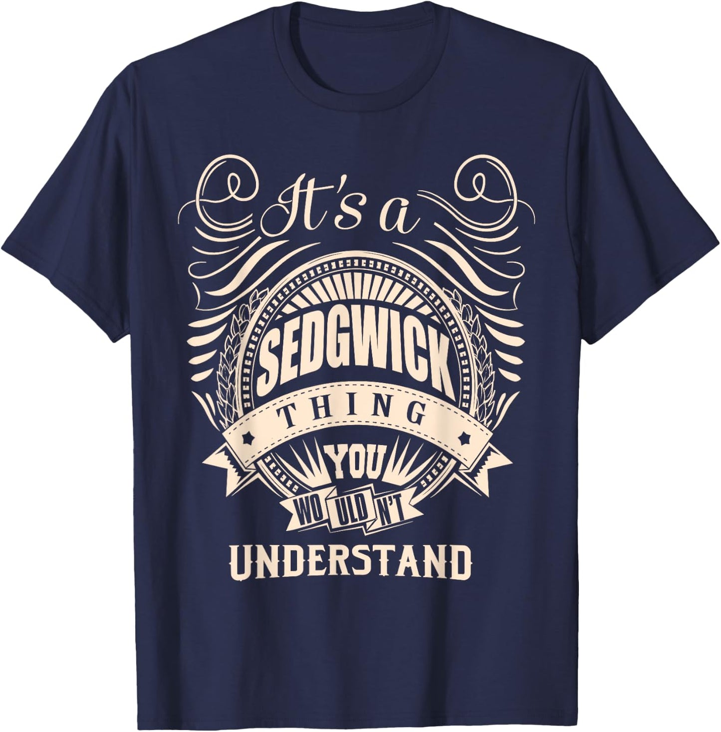 It is a SEDGWICK Thing T-Shirt - T-Shirt | Navy