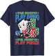 Some Grandpas Play Bingo Real Grandpas Play Poker T-Shirt - T-Shirt | Navy
