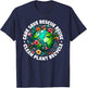 Earth Day shirt Care Save Rescue Recycle Earth Day T-Shirt - T-Shirt | Navy