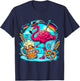 Octoberfest Flamingo Beer Germany Brezel Oktoberfest T-Shirt - T-Shirt | Navy