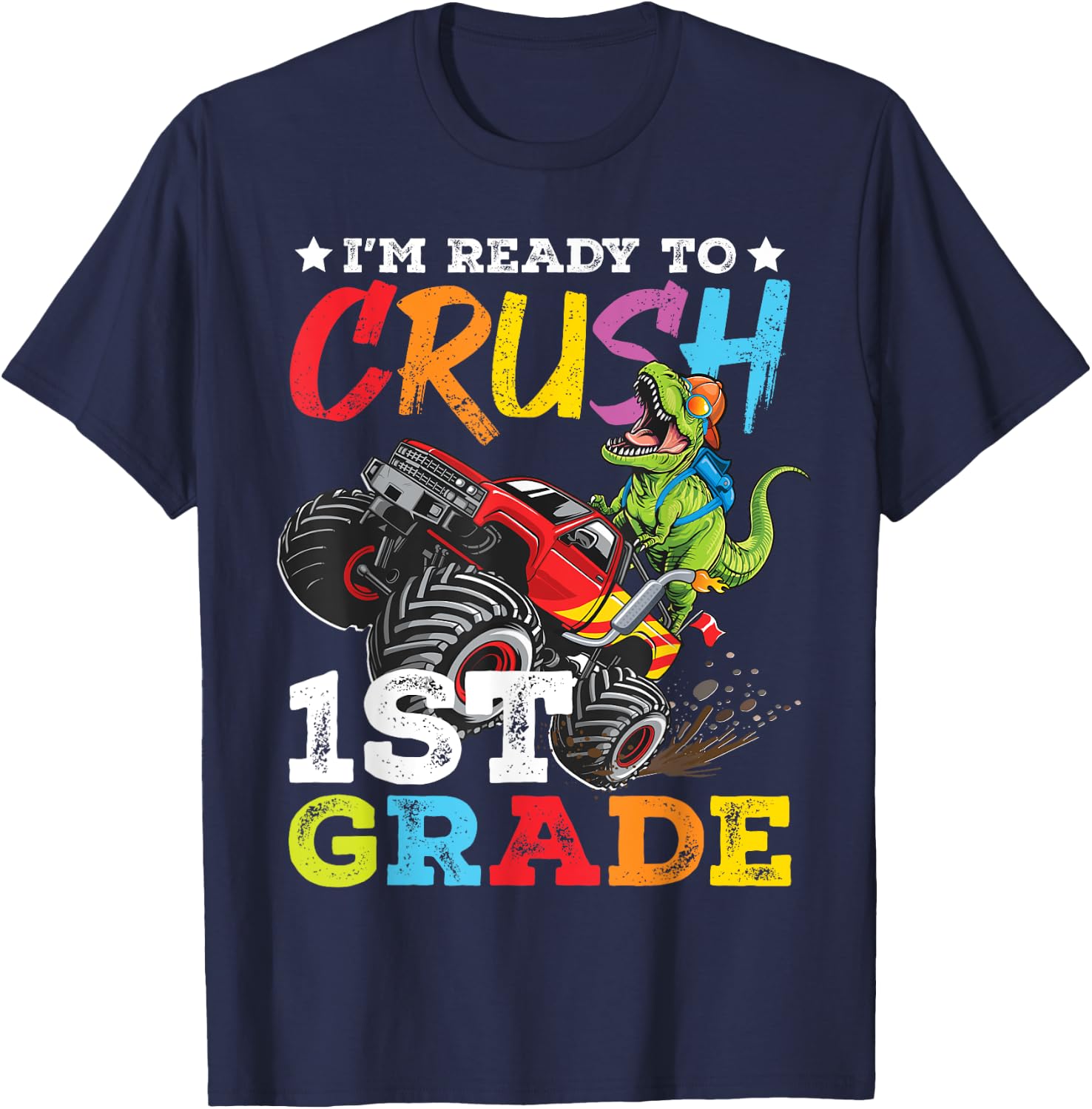 Back To School 1st First Grade T-Shirt - T-Shirt | Navy