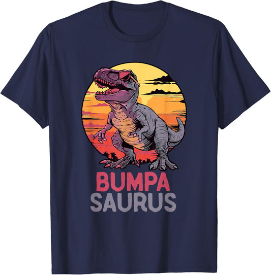 BumpaSaurus Dino Dinosaur Bumpa-Saurus T-Rex Funny Trex T-Shirt - T-Shirt | Navy