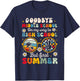 Goodbye Middle School Graduation To High School Hello Summer T-Shirt - T-Shirt | Navy