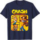 Crash Bandicoot & Friends Vintage Character Panels T-Shirt - T-Shirt | Navy