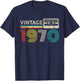 Vintage 1970 55th Birthday Gifts Classic 1970 Cassette Tape T-Shirt - T-Shirt | Navy