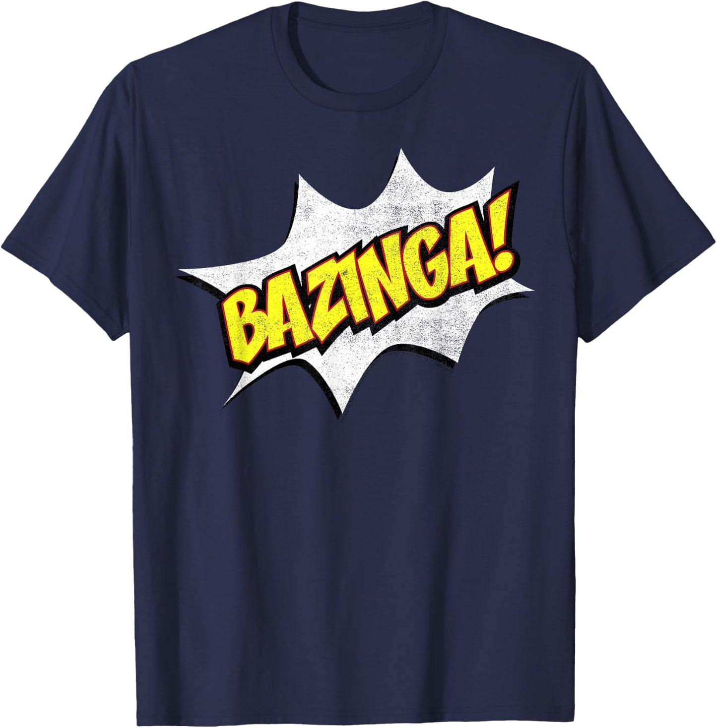 The Big Bang Theory Bazinga T-Shirt - T-Shirt | Navy