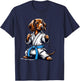 Karate Dachshund Master T-Shirt - T-Shirt | Navy
