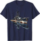 Warship Battleship Cruiser Naval Warfare T-Shirt - T-Shirt | Navy