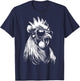 Rooster Chicken Sunglasses T-Shirt - T-Shirt | Navy