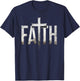 Christ Religious Faith Cross T-Shirt - T-Shirt | Navy