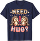 Porcupine Need A Hug T-Shirt - T-Shirt | Navy