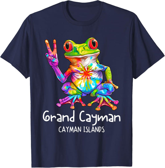 Grand Cayman Souvenir Seven Mile Beach Cayman Islands T-Shirt - T-Shirt | Navy